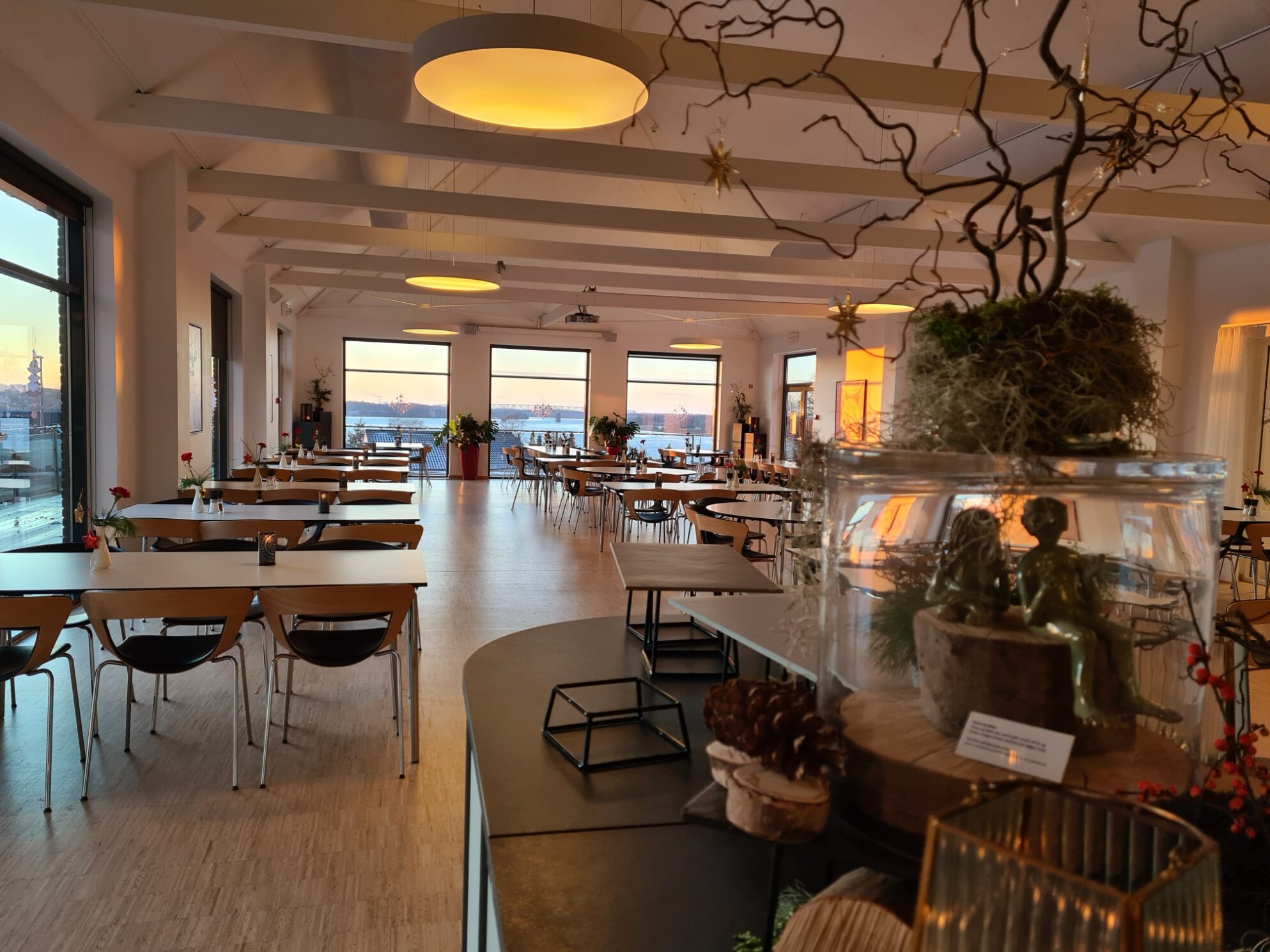 Udsigt - Selskabslokale og festlokale på Severin Kursuscenter i Middelfart på Fyn