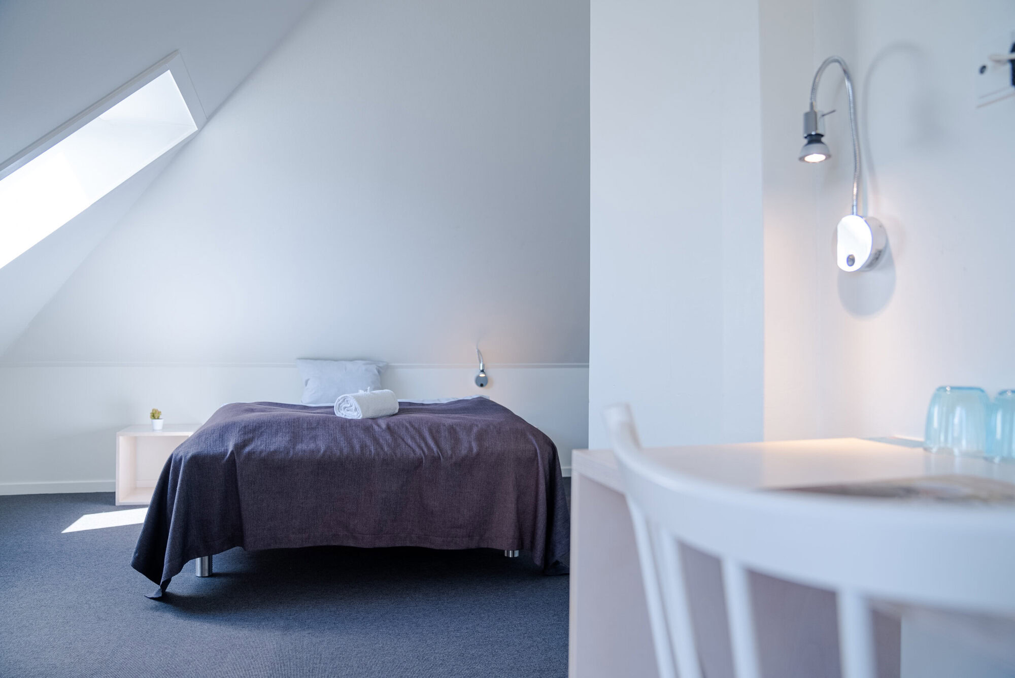 Værelse på Severin Kursuscenter og Hotel i Middelfart på Fyn