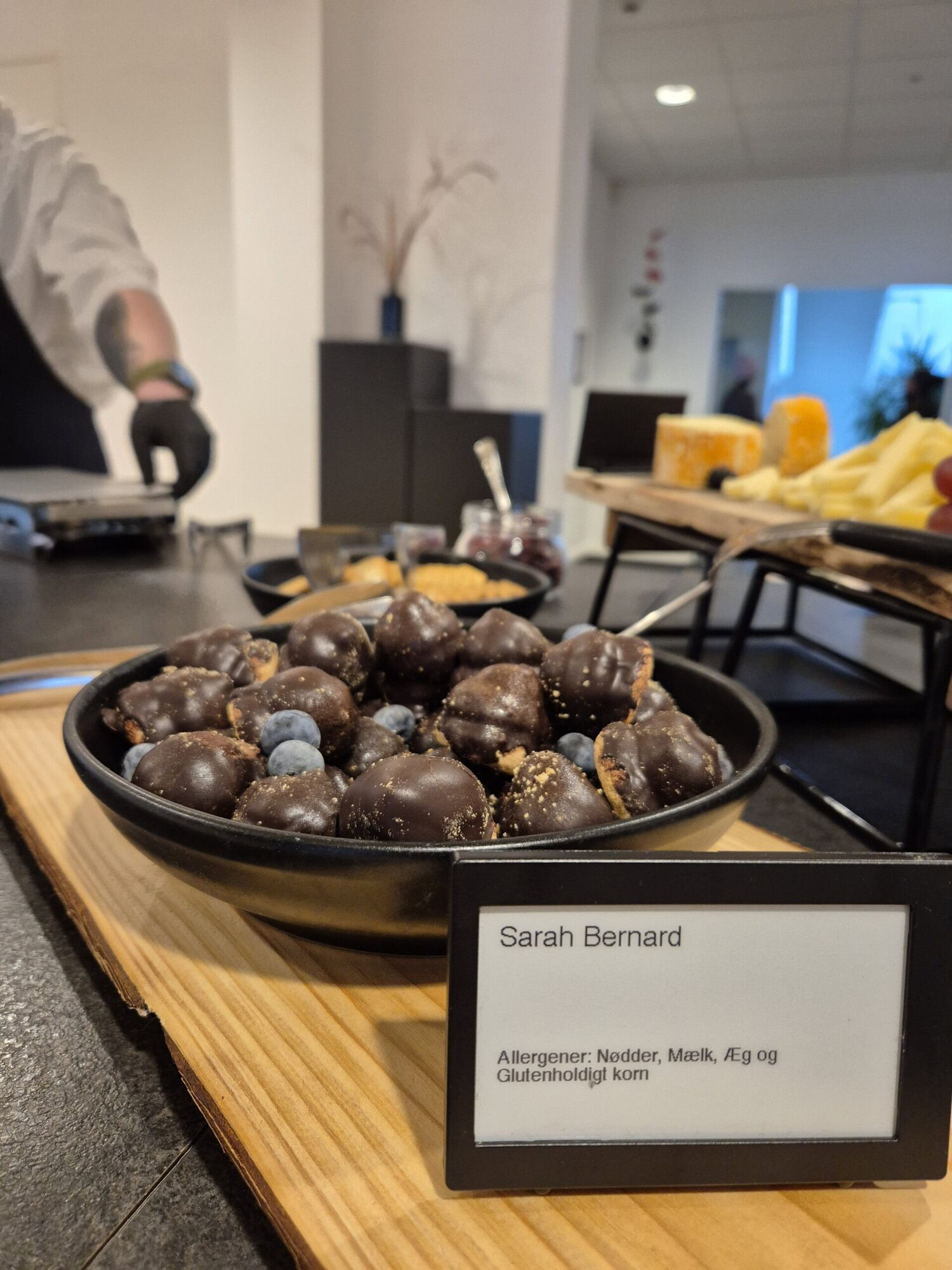 Frokostbuffet på Severin Kursuscenter og Hotel i Middelfart på Fyn