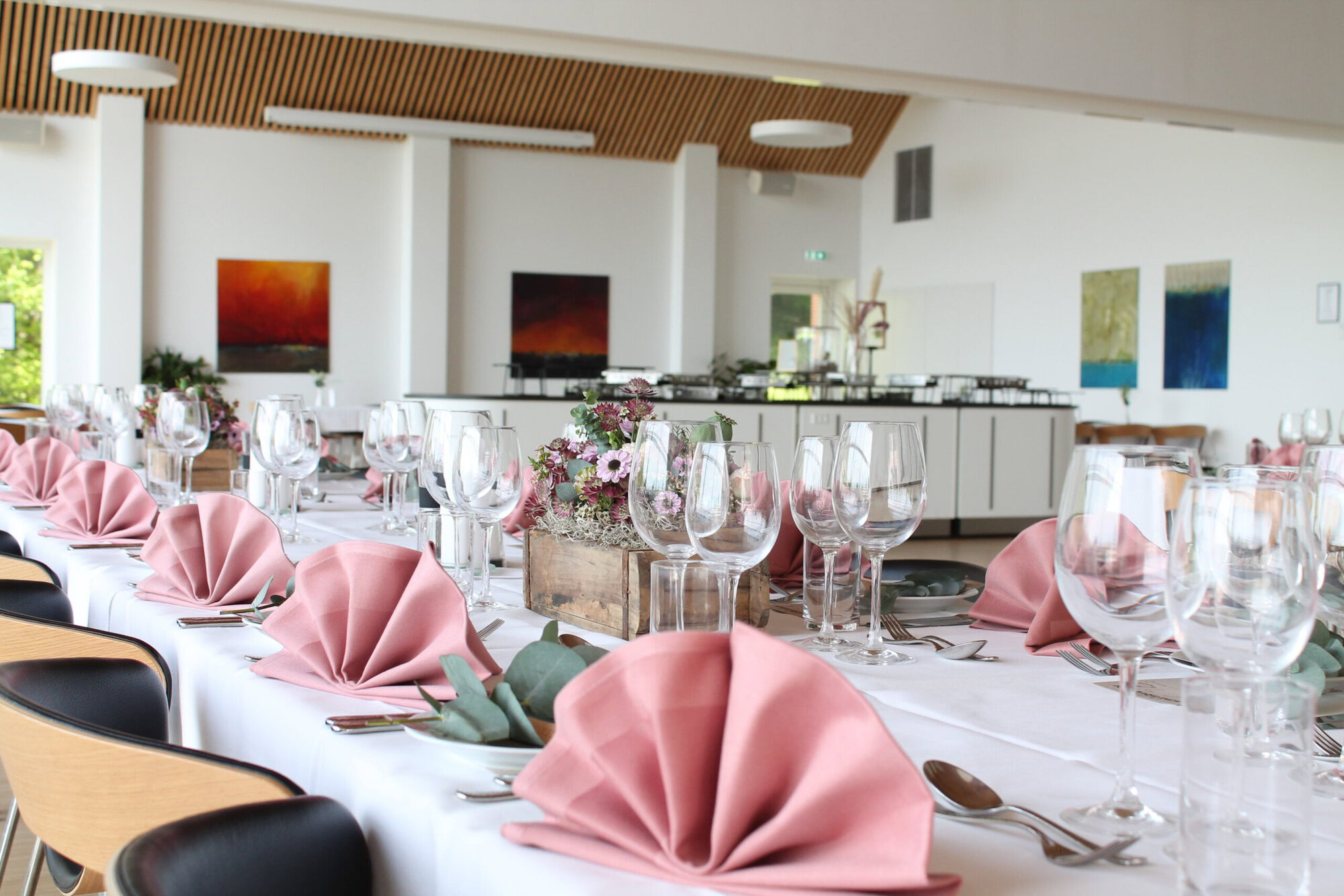 Festopdækning på Severin Kursuscenter i Middelfart på Fyn