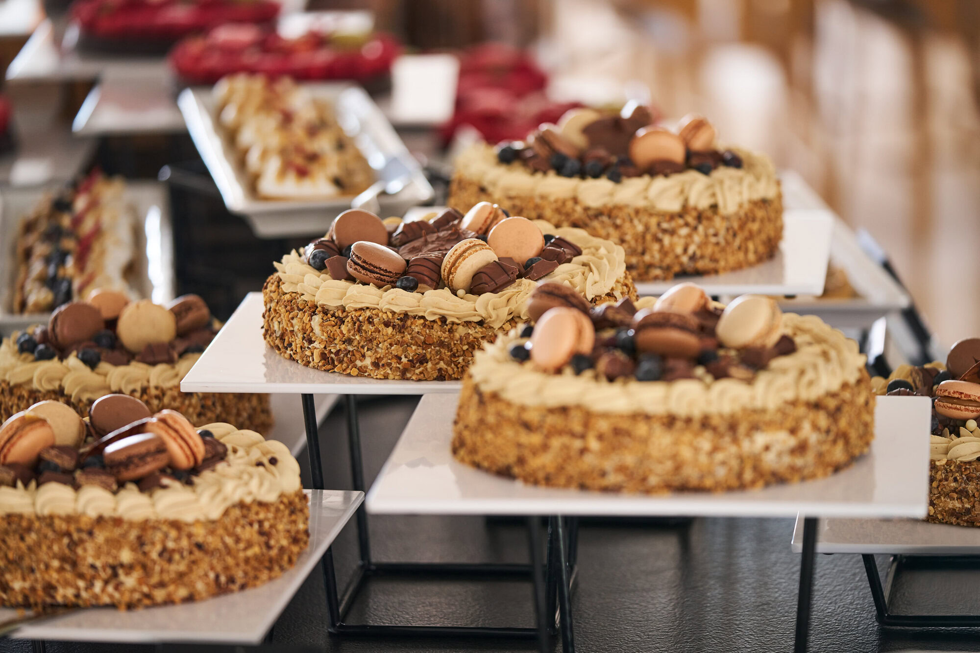 Det bedste kagebord på Severin Kursuscenter og Hotel i Middelfart på Fyn